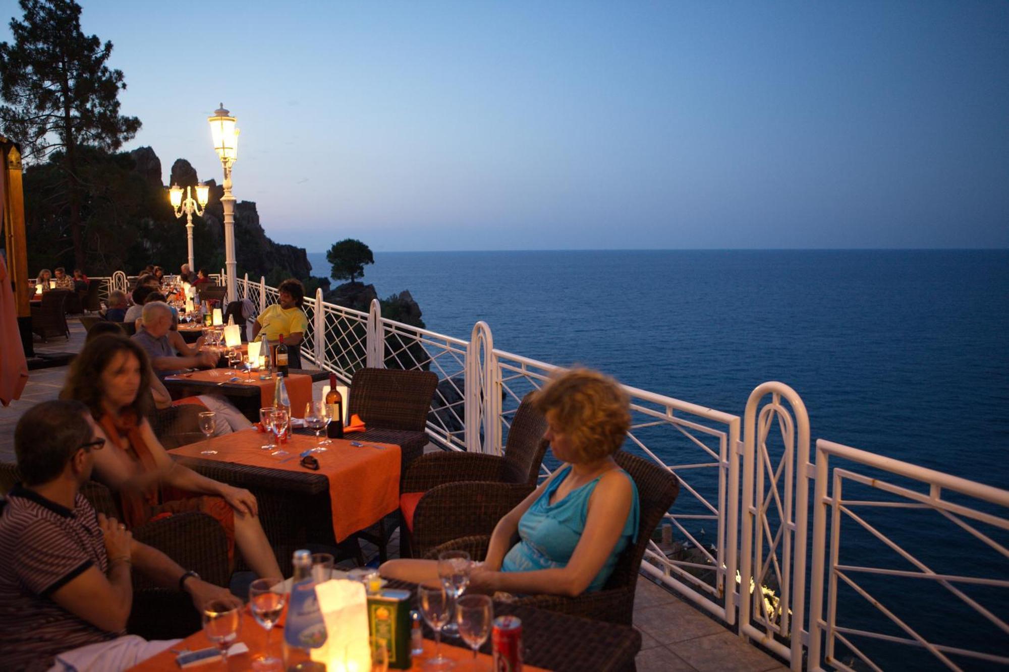 Hotel Kalura Cefalu Restoran foto